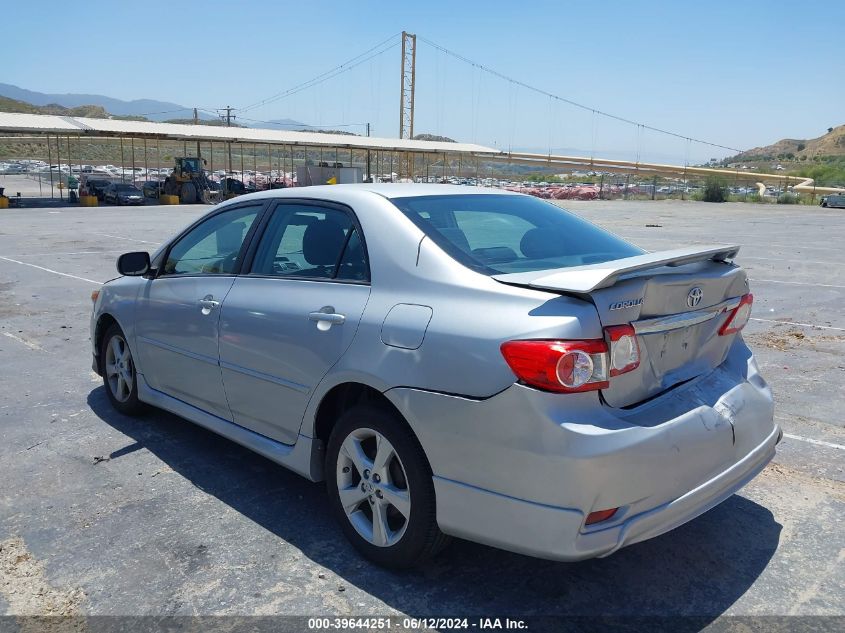 2013 Toyota Corolla S VIN: 5YFBU4EE8DP103896 Lot: 39644251