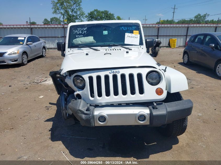 2012 Jeep Wrangler Unlimited Sahara VIN: 1C4BJWEG7CL128317 Lot: 39644265