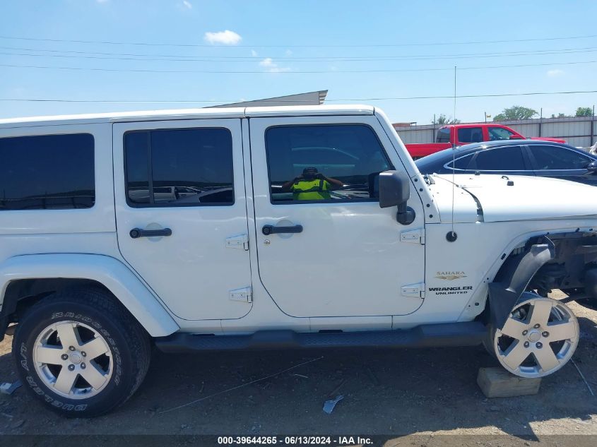 2012 Jeep Wrangler Unlimited Sahara VIN: 1C4BJWEG7CL128317 Lot: 39644265