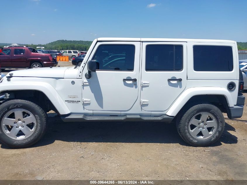 2012 Jeep Wrangler Unlimited Sahara VIN: 1C4BJWEG7CL128317 Lot: 39644265