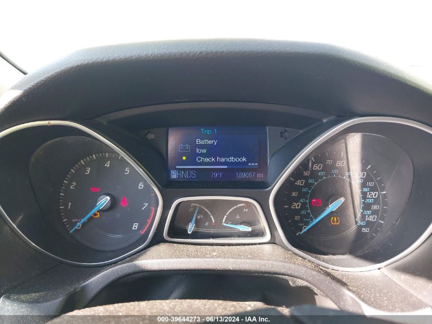 2012 Ford Focus Se VIN: 1FAHP3K27CL187597 Lot: 39644273