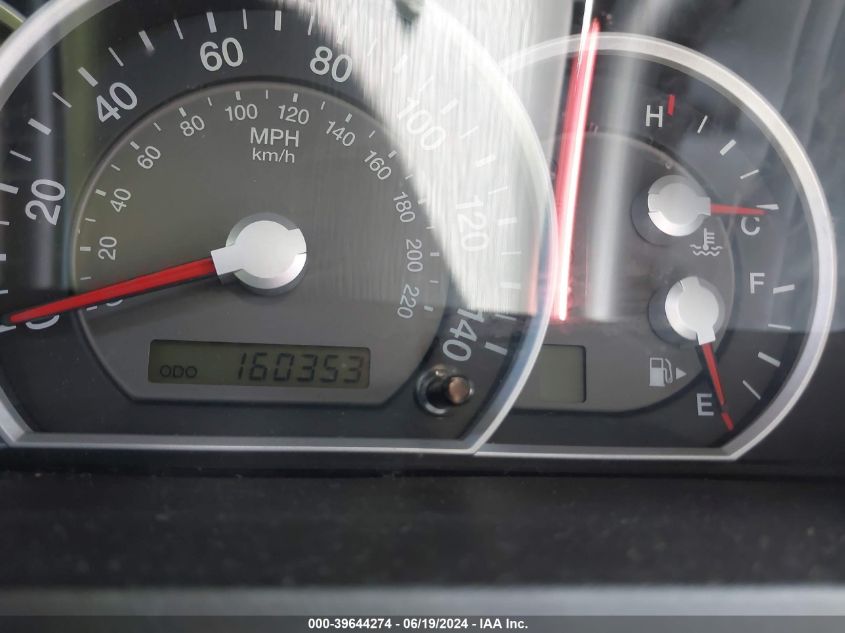 2008 Kia Sorento Lx VIN: KNDJD735585797272 Lot: 39644274