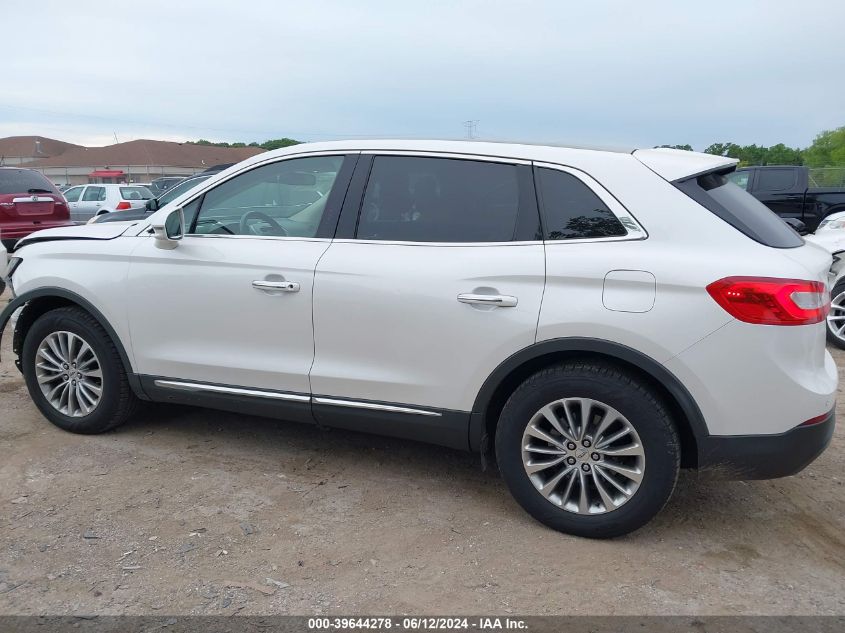 2018 Lincoln Mkx Select VIN: 2LMPJ8KR5JBL47779 Lot: 39644278