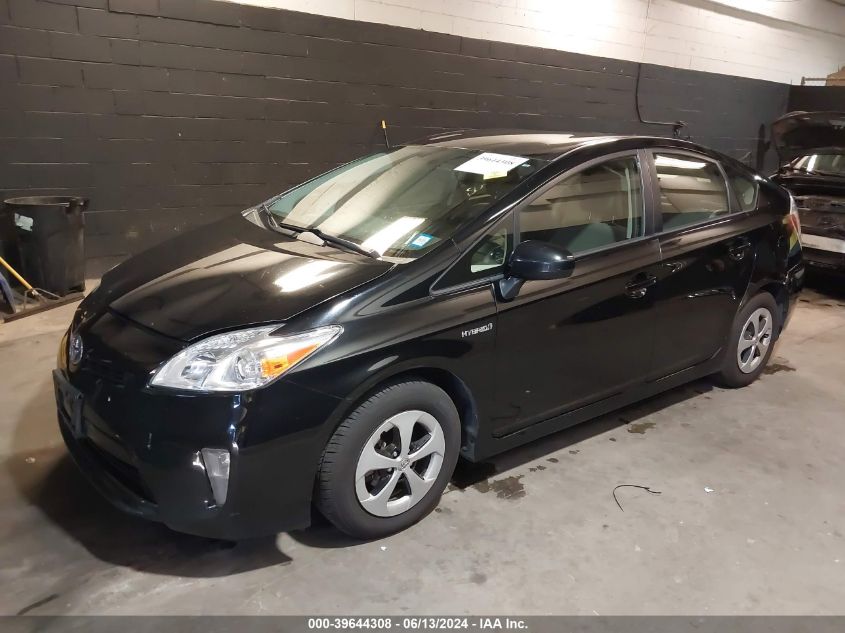 2014 Toyota Prius Three VIN: JTDKN3DU9E0380472 Lot: 39644308