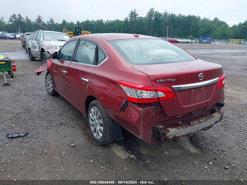 2015 Nissan Sentra Fe+ S/S/Sl/Sr/Sv VIN: 3N1AB7AP1FY213463 Lot: 39644340