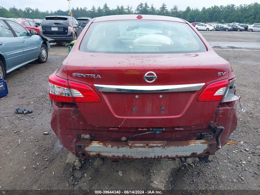 2015 Nissan Sentra Fe+ S/S/Sl/Sr/Sv VIN: 3N1AB7AP1FY213463 Lot: 39644340