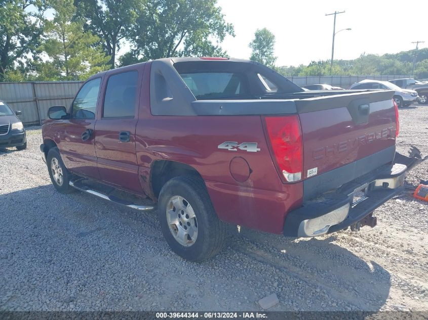 3GNEK12ZX5G282210 | 2005 CHEVROLET AVALANCHE 1500