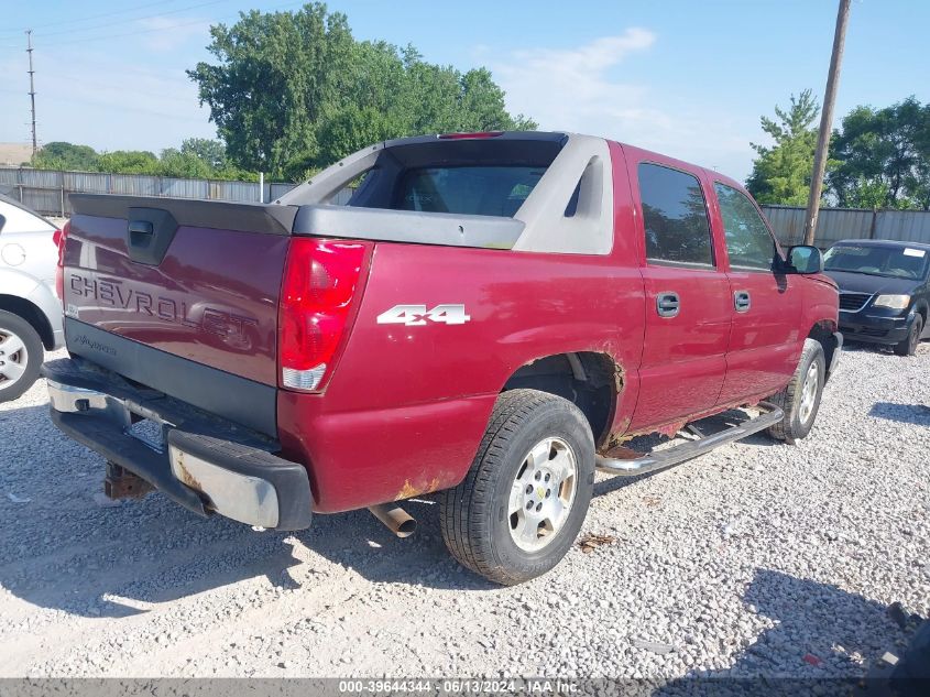 3GNEK12ZX5G282210 | 2005 CHEVROLET AVALANCHE 1500