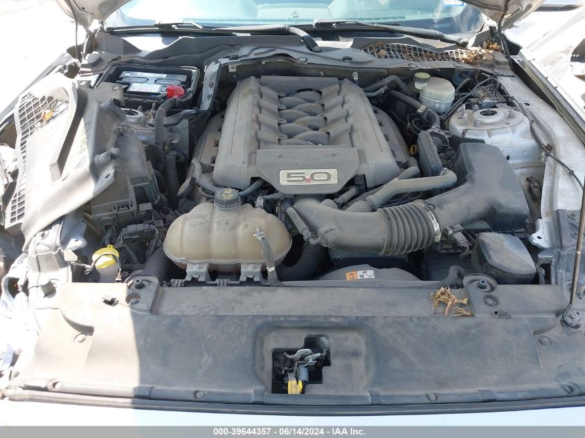 2016 Ford Mustang Gt Premium VIN: 1FA6P8CFXG5267301 Lot: 39644357