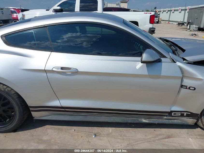 2016 Ford Mustang Gt Premium VIN: 1FA6P8CFXG5267301 Lot: 39644357