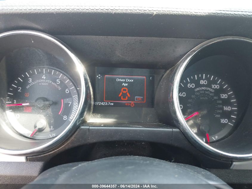 2016 Ford Mustang Gt Premium VIN: 1FA6P8CFXG5267301 Lot: 39644357