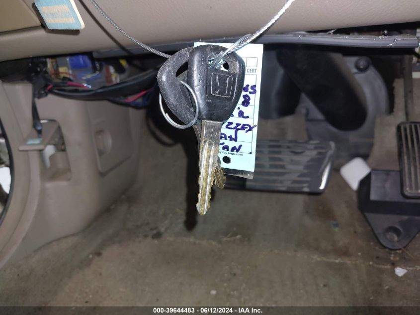 1998 Honda Odyssey Ex VIN: JHMRA3877WC008559 Lot: 39644483