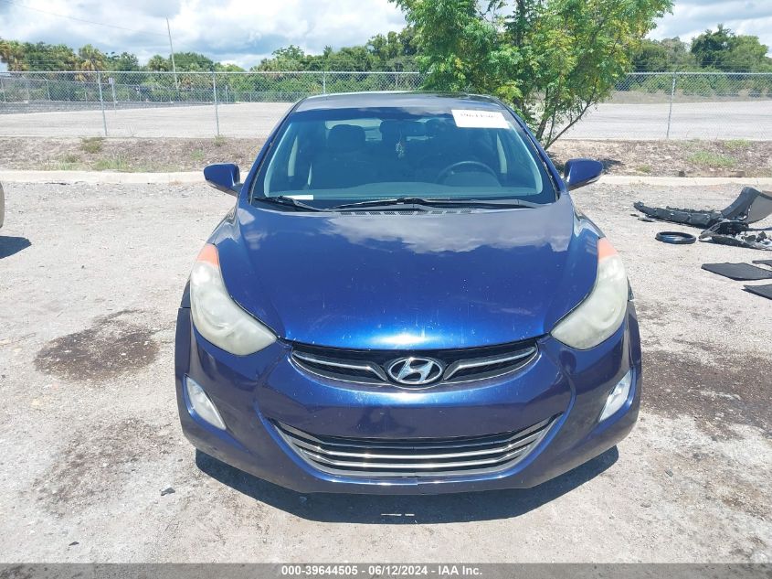 2012 Hyundai Elantra Limited VIN: 5NPDH4AE5CH093214 Lot: 39644505