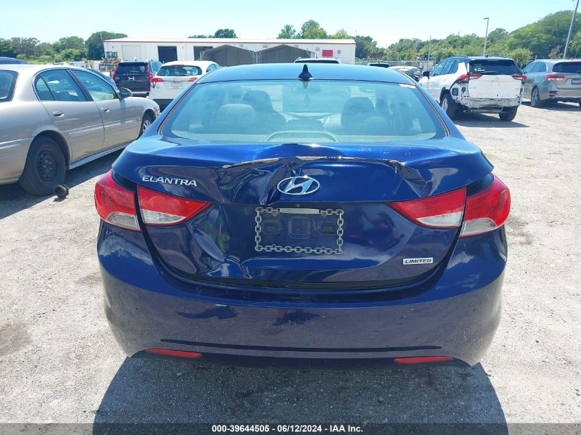 2012 Hyundai Elantra Limited VIN: 5NPDH4AE5CH093214 Lot: 39644505