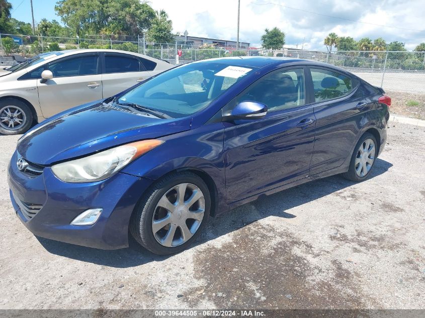 2012 Hyundai Elantra Limited VIN: 5NPDH4AE5CH093214 Lot: 39644505