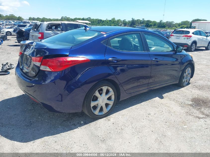 2012 Hyundai Elantra Limited VIN: 5NPDH4AE5CH093214 Lot: 39644505