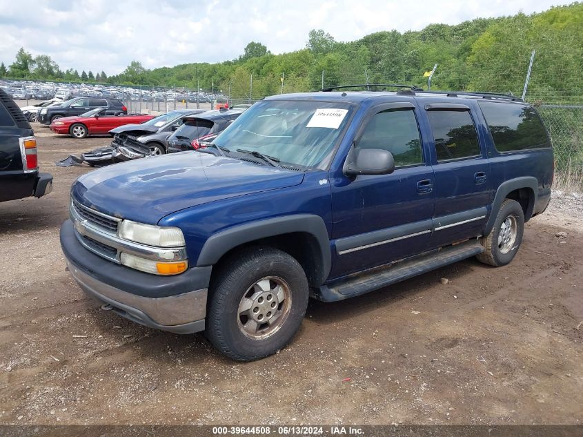 2002 Chevrolet Suburban 1500 Lt VIN: 1GNFK16Z92J133621 Lot: 39644508