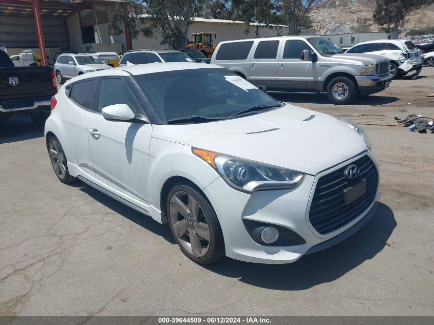 2015 Hyundai Veloster Turbo VIN: KMHTC6AE6FU228129 Lot: 39644509