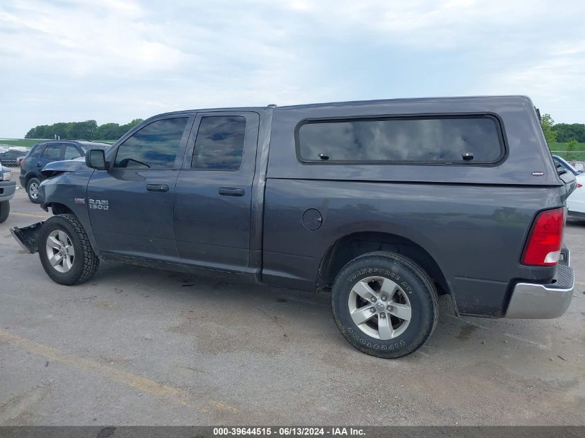 2017 Ram 1500 Tradesman Quad Cab 4X4 6'4 Box VIN: 1C6RR7FT7HS840517 Lot: 39644515