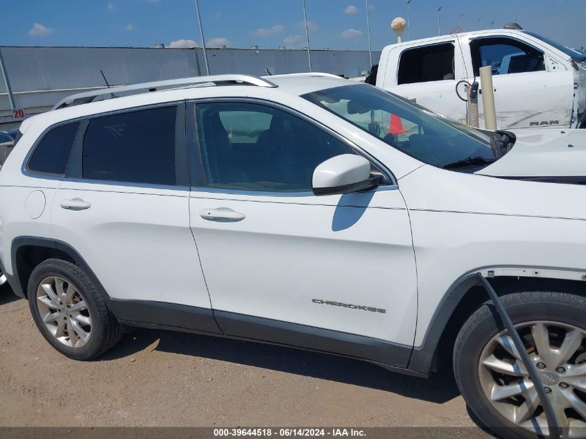 2017 Jeep Cherokee Limited Fwd VIN: 1C4PJLDB3HW525992 Lot: 39644518