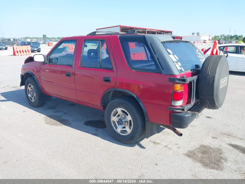 1997 Isuzu Rodeo Ls 3.2L/S 3.2L VIN: 4S2CM58V2V4311321 Lot: 39644547