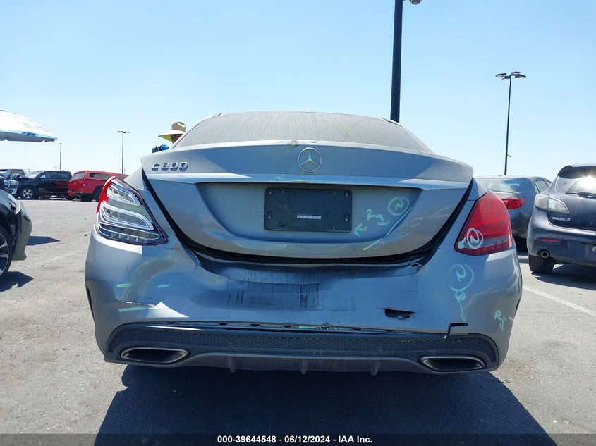 2015 Mercedes-Benz C 300 Luxury/Sport VIN: 55SWF4JB4FU067001 Lot: 39644548