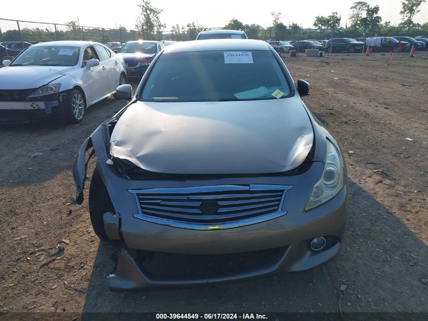 2010 Infiniti G37 VIN: JN1CV6AP2AM406047 Lot: 39644549