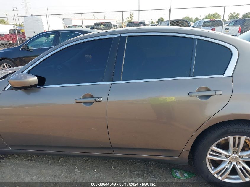 2010 Infiniti G37 VIN: JN1CV6AP2AM406047 Lot: 39644549