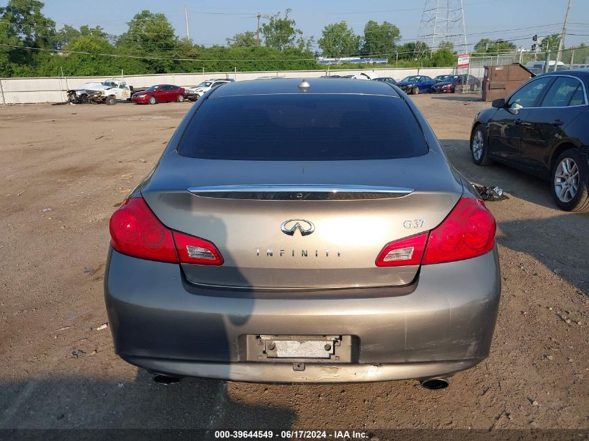 2010 Infiniti G37 VIN: JN1CV6AP2AM406047 Lot: 39644549