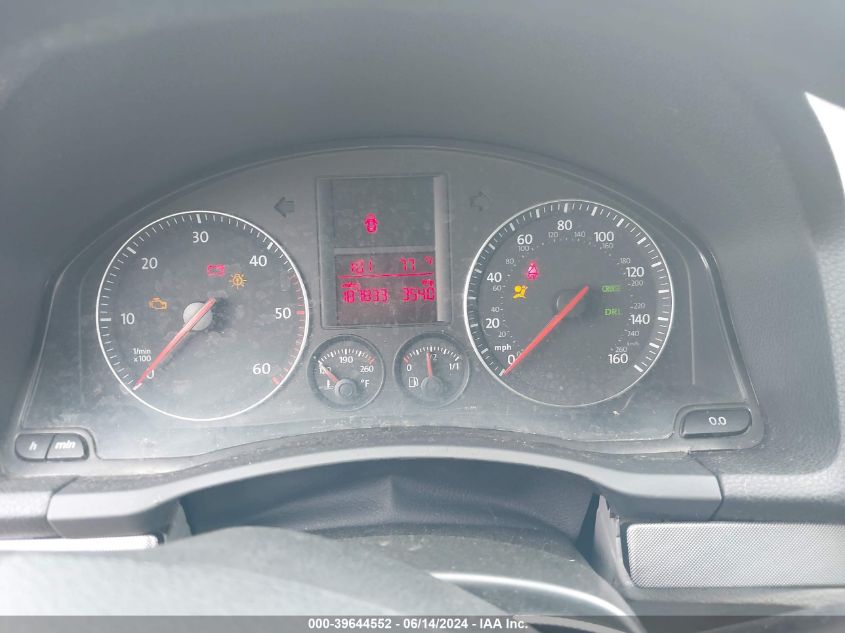 2006 Volkswagen Jetta Tdi VIN: 3VWST71K86M724529 Lot: 39644552