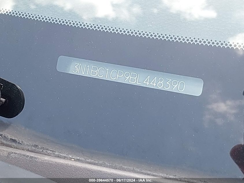 2011 Nissan Versa 1.8S VIN: 3N1BC1CP9BL448390 Lot: 39644570