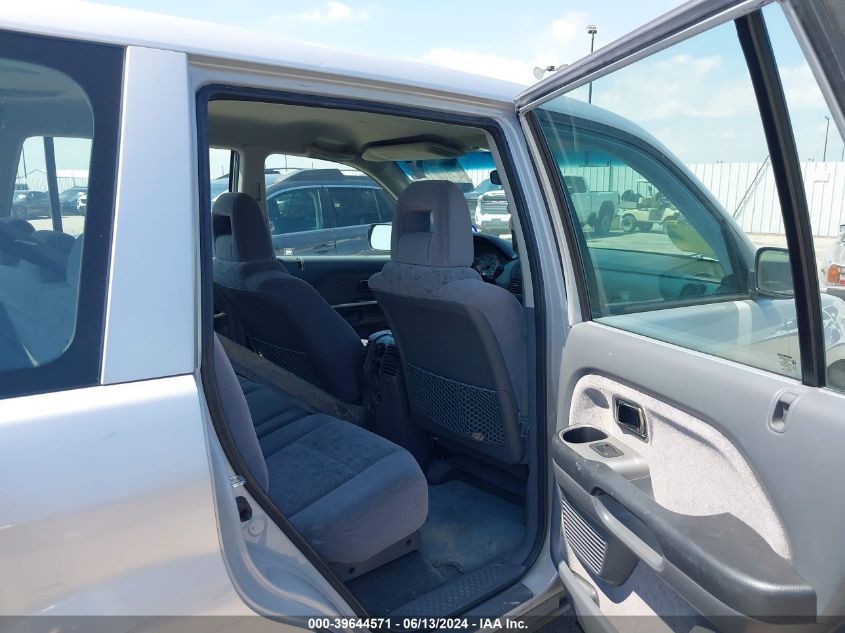 2003 Honda Pilot Lx VIN: 2HKYF18193H543763 Lot: 39644571