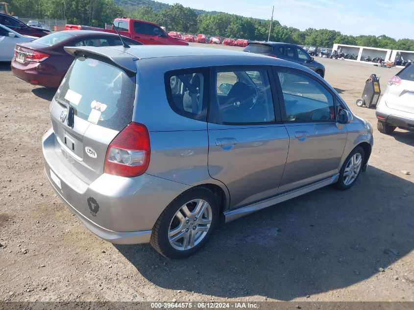 JHMGD38608S021703 | 2008 HONDA FIT