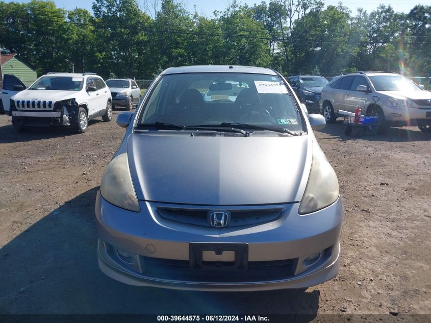 JHMGD38608S021703 | 2008 HONDA FIT