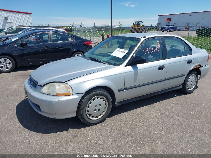 1997 Honda Civic Dx VIN: 2HGEJ6621VH548284 Lot: 39644588