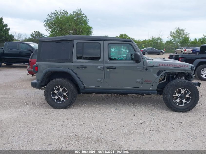 2021 Jeep Wrangler Unlimited Rubicon 4X4 VIN: 1C4HJXFG7MW620408 Lot: 39644595
