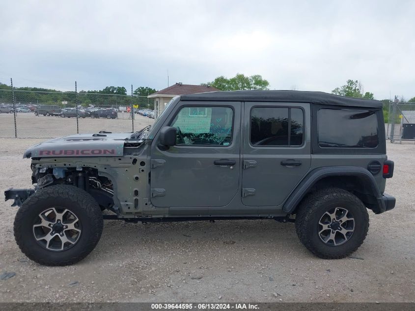 2021 Jeep Wrangler Unlimited Rubicon 4X4 VIN: 1C4HJXFG7MW620408 Lot: 39644595
