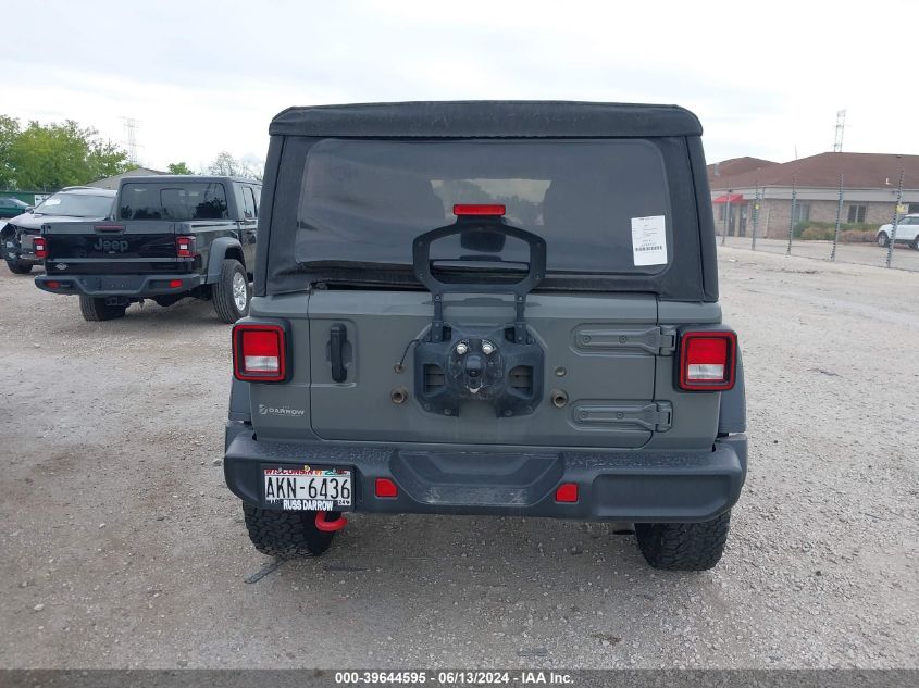 2021 Jeep Wrangler Unlimited Rubicon 4X4 VIN: 1C4HJXFG7MW620408 Lot: 39644595