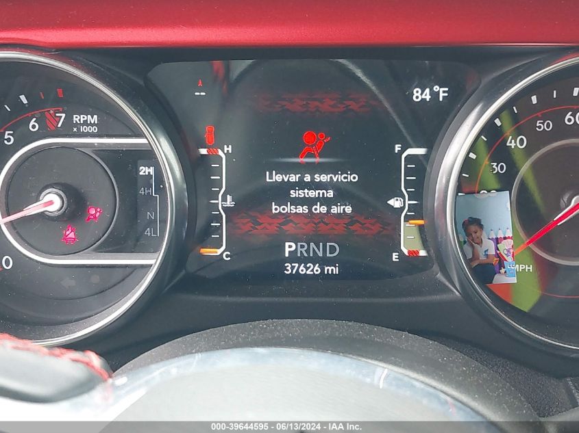 2021 Jeep Wrangler Unlimited Rubicon 4X4 VIN: 1C4HJXFG7MW620408 Lot: 39644595