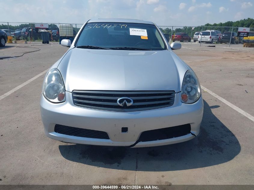 2006 Infiniti G35 VIN: JNKCV51E36M511988 Lot: 39644599