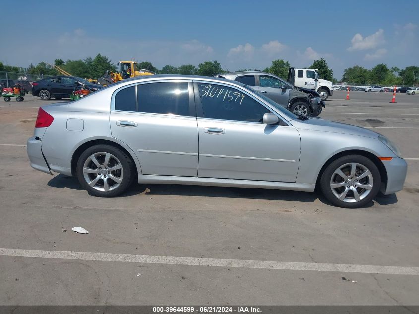 2006 Infiniti G35 VIN: JNKCV51E36M511988 Lot: 39644599