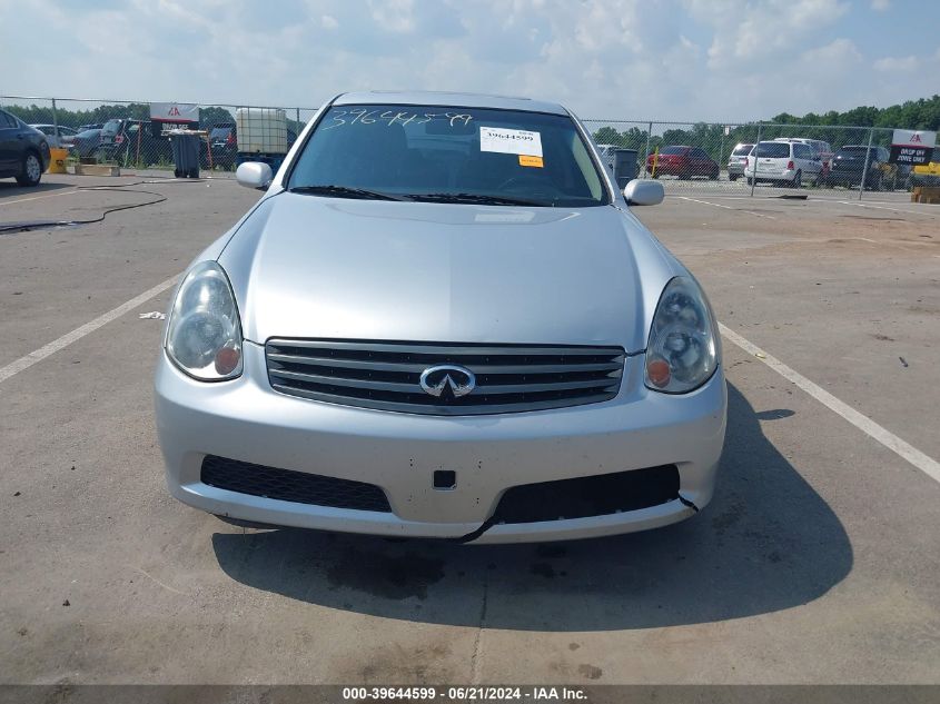 2006 Infiniti G35 VIN: JNKCV51E36M511988 Lot: 39644599