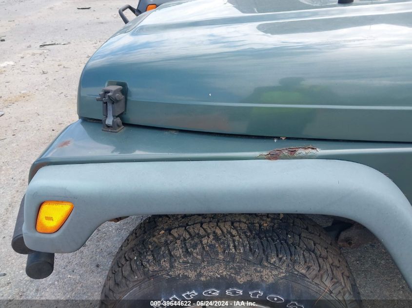 1999 Jeep Wrangler Sport VIN: 1J4FY19S7XP454917 Lot: 39644622