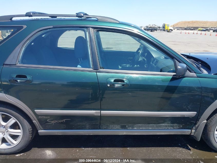 2005 Subaru Impreza Outback Sport Base W/Special Edition VIN: JF1GG68515H805386 Lot: 39644634