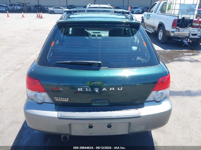 2005 Subaru Impreza Outback Sport Base W/Special Edition VIN: JF1GG68515H805386 Lot: 39644634