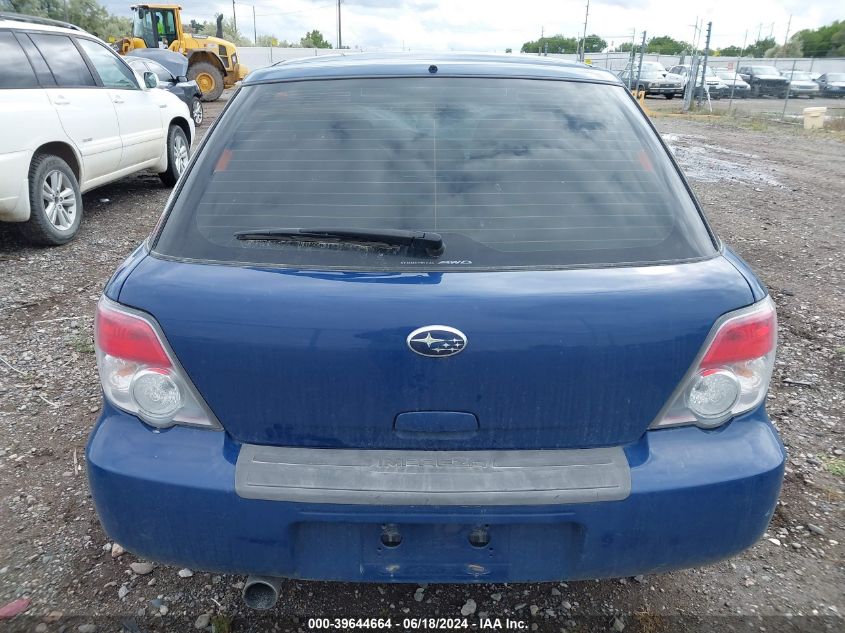 2006 Subaru Impreza 2.5I VIN: JF1GG67636G813085 Lot: 39644664