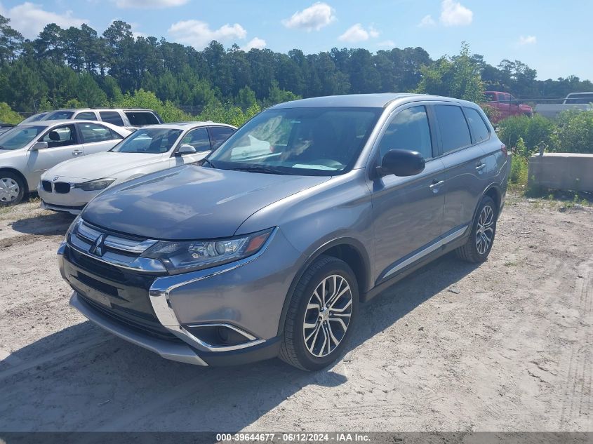 2017 Mitsubishi Outlander Es VIN: JA4AZ2A32HZ036661 Lot: 39644677