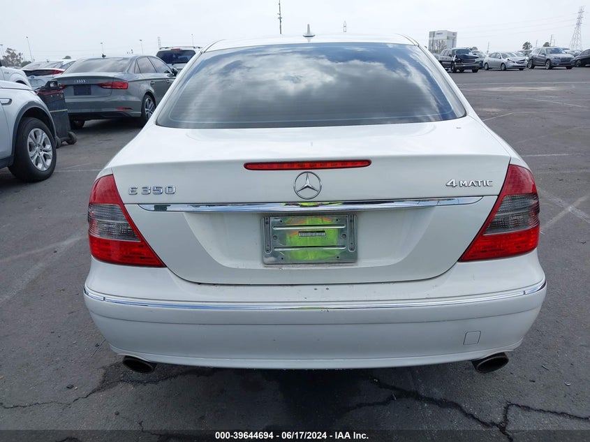 2008 Mercedes-Benz E 350 4Matic VIN: WDBUF87X58B317028 Lot: 39644694