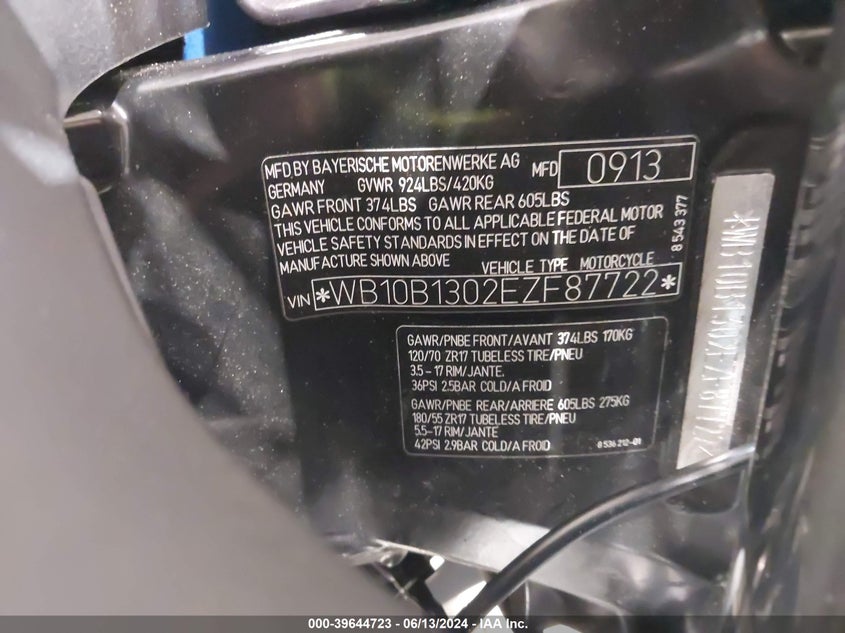 2014 BMW F800 GT - WB10B1302EZF87722