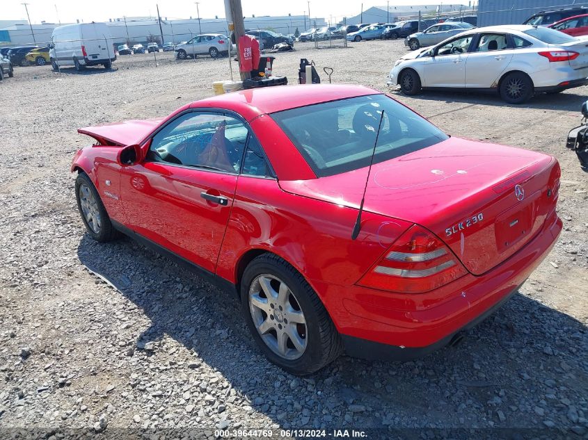 2000 Mercedes-Benz Slk 230 Kompressor VIN: WDBKK47F0YF146121 Lot: 39644769